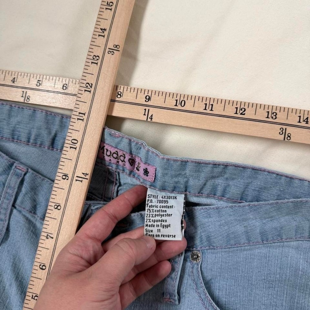 Low rise flare jeans Y2K low rise flare jeans Mudd size 11 - Picture 5 of 6